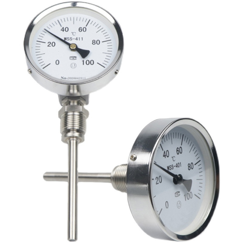 Radial/axial bimetal thermometer surface diameter 100 China Manufacturer
