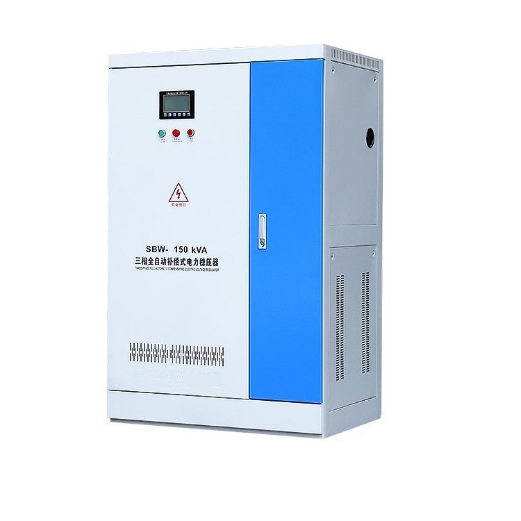 SBW-150kva three-phase full-automatic voltage regulator 380v China Manufacturer