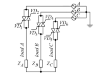 thyristor three-phase voltage control signal1