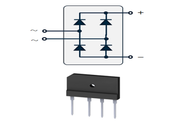 What does a diode bridge module do?
